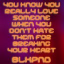 BLKPND - YOU KNOW YOU REALLY LOVE SOMEONE WHEN YOU DON\'T HATE THEM FOR BREAKING YOUR HEART (Single Mix)